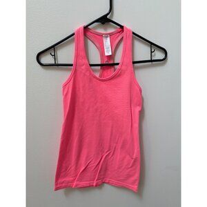 Ivivva by Lululemon Pink Racerback Tank Top Size 10 Cotton Blend Womens Athletic